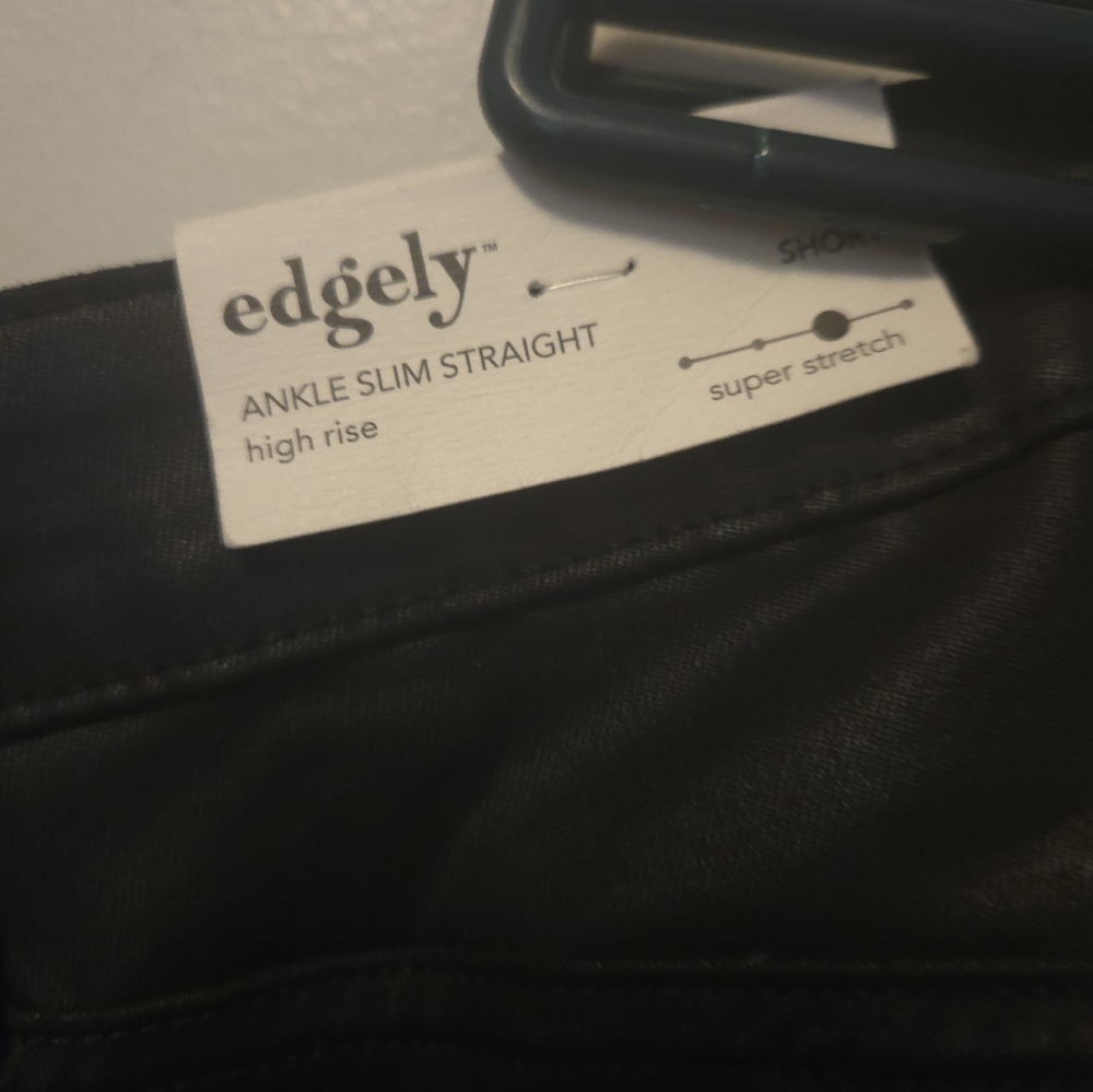 Faux leather pants size 16